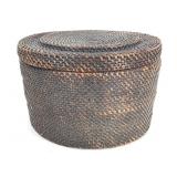 Kuba Lidded Basket DR Congo