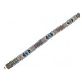 African Beaded Leather Belt