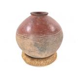 African Terracotta Storage Vessel