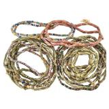 African Sandcast Bead 11 Strands