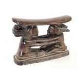 Luba Carved Wood Figural Twin Headrest DRC