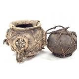 Yoruba Medicine Pot & African Storage Gourd