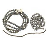 2 Strands Brass & Bags of Metal Beads