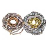 Sandcast African Beads 7 Strands