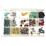 African Trade Beads & Vaseline Uranium GR