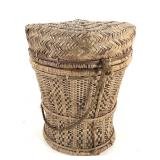 Kuba Lidded Storage Basket Congo