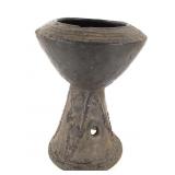 Cameroon Terracotta Pedestal Vessel