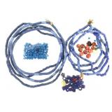 African Trade Glass Beads Periwinkle +