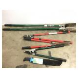 Post Hole Diggers Loppers Machete