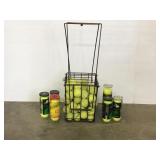 Tote full of Tennis Balls Some New