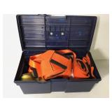 Toolbox w/Carry Straps & Ratchet Straps