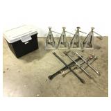 4 Stack Jacks & 3 Cross Tire Wrenches