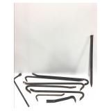 9 Flat Bars Pry Bars & Crowbars
