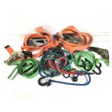 Assorted Bungies & Tow Straps