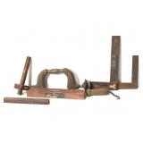 Antique Moulson Bros Bit Brace Stanley Level