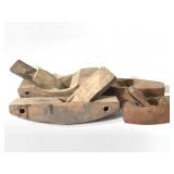 Antique Curved Wooden Barrel Planes