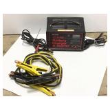 Schumacher 10/2 Battery Charger & Jumper Cables