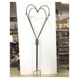 5 Hoop Metal Hanging Plant Stand Yard Decor