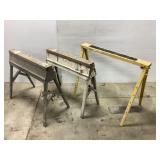 3 Saw Horses