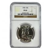 1950 Proof Franklin Half  Dollar   NGC PR65