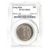 1936 Long Island Commem Half PCGS MS65
