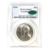 1936 Lynchburg Commem HAlf PCGS MS65 CAC