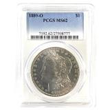 1889 O Morgan Dollar PCGS MS62