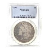 1894 Morgan Dollar PCGS G6 - Key Date in Series
