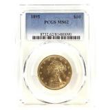 1895 $10 Gold  PCGS MS62