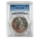 1880 O Morgan Dollar  PCGS AU58