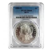 1880 O Morgan Dollar  PCGS MS64