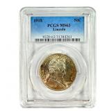 1918 Lincoln Commemorative Half Dollar PCGS MS63