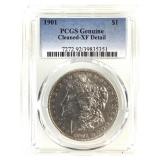 1901 Morgan Dollar PCGS XF Detail - Cleaned