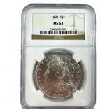 1880 Morgan Dollar  NGC MS63