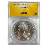 1879 S Morgan Dollar  ANACS MS62