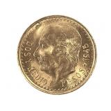 1945 Mexico 2 1/2 Peso Gold  .9000, AGW .0603