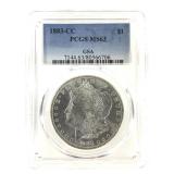 1883 CC Morgan Dollar  PCGS MS63 GSA Coin