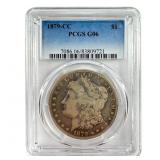 1879 CC Morgan Dollar   PCGS G6