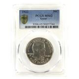 1922 Grant Commem Half PCGS MS62