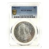 1882 CC Morgan Dollar PCGS MS64