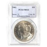 1902 Morgan Dollar PCGS MS64