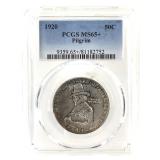 1920 Pigrim Commem Half PCGS MS65+