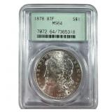 1878 8TF Morgan Dollar - PCGS MS64