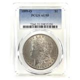 1899 O Morgan Dollar PCGS AU55