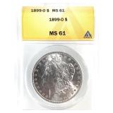 1899 O Morgan Dollar ANACS MS61