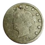 1885 Liberty Nickel V5  Solid G condition