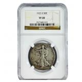 1923 S Walking Liberty Half: NGC VF20