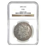 1895 S Morgan Dollar NGC F15