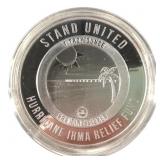 1oz .999 Silver Round Florida Strong Hurricane Irm