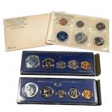 4 Mint Sets w Some Silver - 1965 66 67